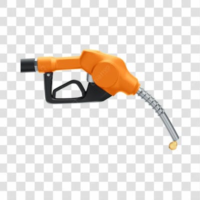 Asset 3D Bico De Abastecimento Automático Posto De Combutível Gasolina Álcool Diesel Fundo Transparente