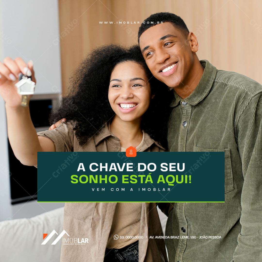 Post para Imóveis PSD Editável