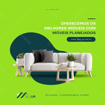 Social Media Imobiliária  Oferecemos Os Melhores Imóveis