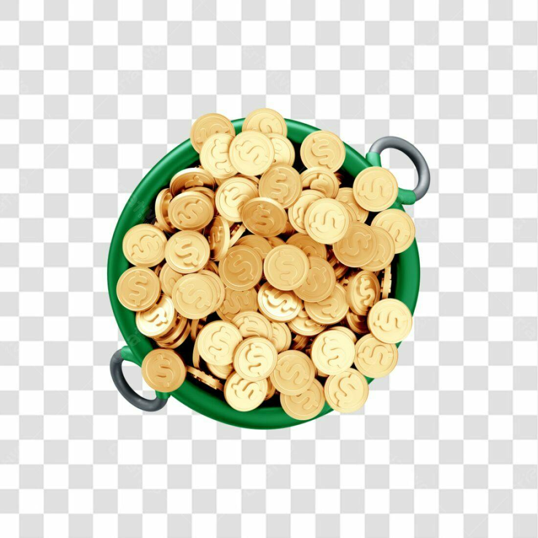 Icone Dinheiro Abundância PNG com fundo transparente