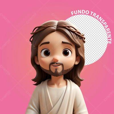 Personagem 3D De Jesus Cristo Para Composição