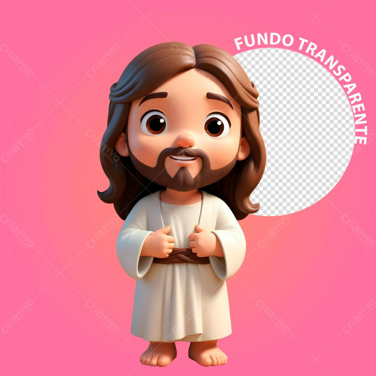 Imagem Jesus Criança PSD Editável