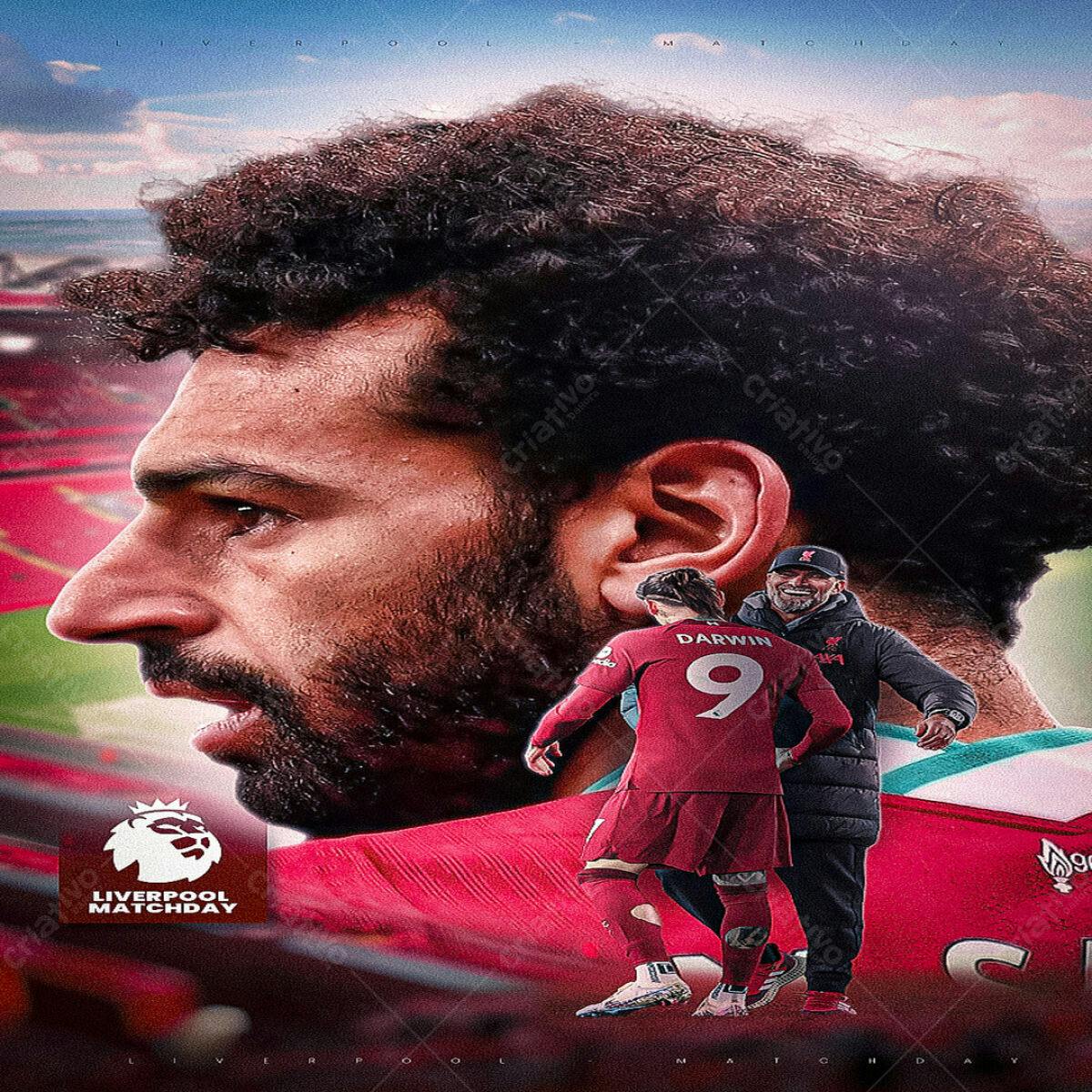 Poster Dia de Jogo Liverpool PSD Editável