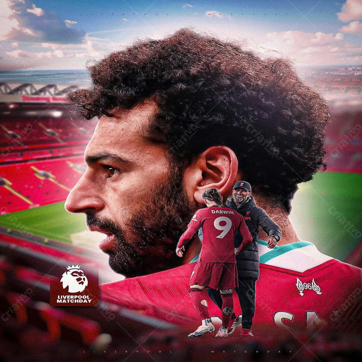 Poster Dia de Jogo Liverpool PSD Editável