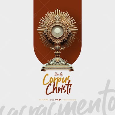 Social Media Dia De Corpus Christi 30 De Maio