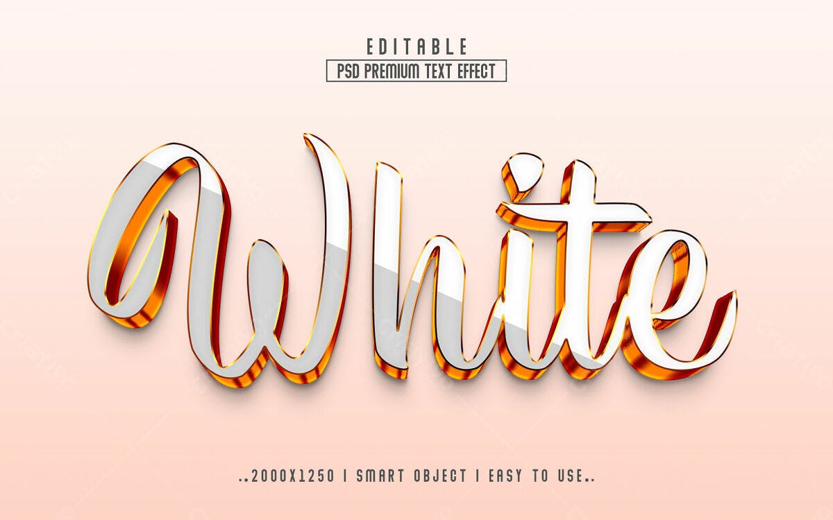 Efeito de Texto PSD Editável para Logos