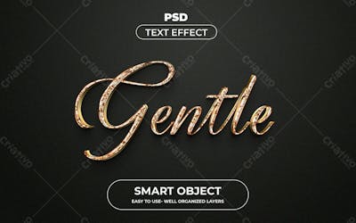 Efeito De Texto Editável Em 3D Suave Em Estilo Premium Moderno E Elegante