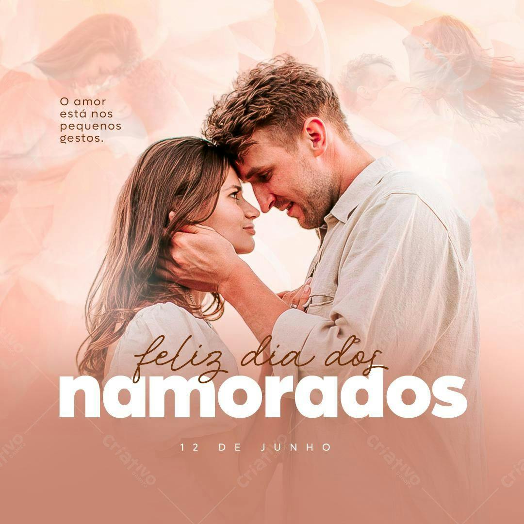 Post para o Dia dos Namorados PSD Editável