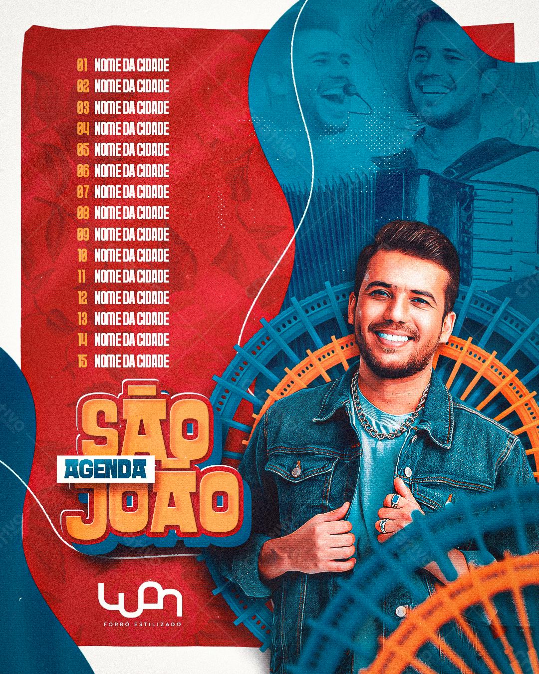 Flyer Festa de São João PSD Editável