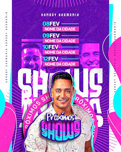 Agenda De Shows, Artistas E Eventos. Mensal E Semanal 