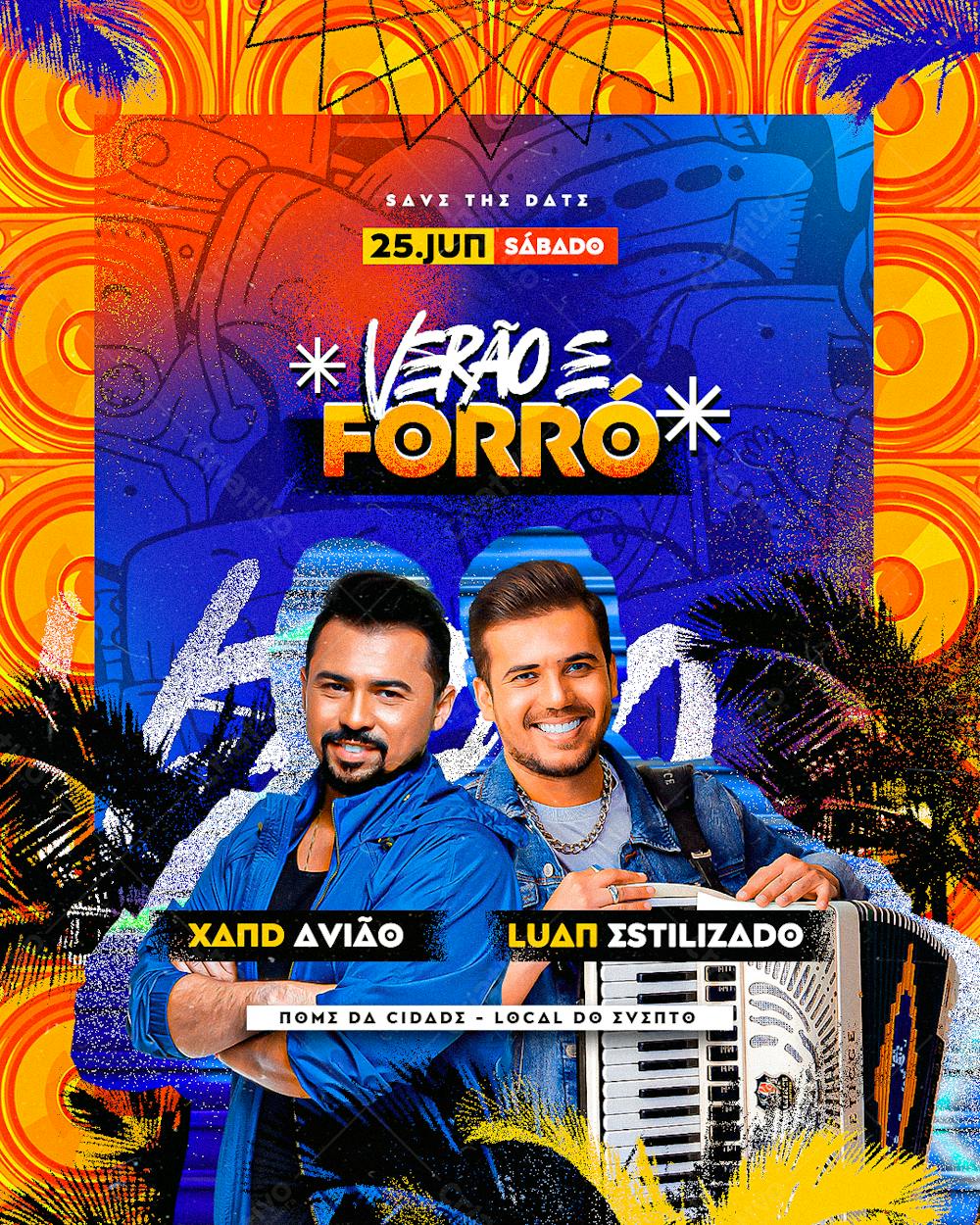Flyer Para Artistas E Eventos, Verão, Sunset, Tardezinha
