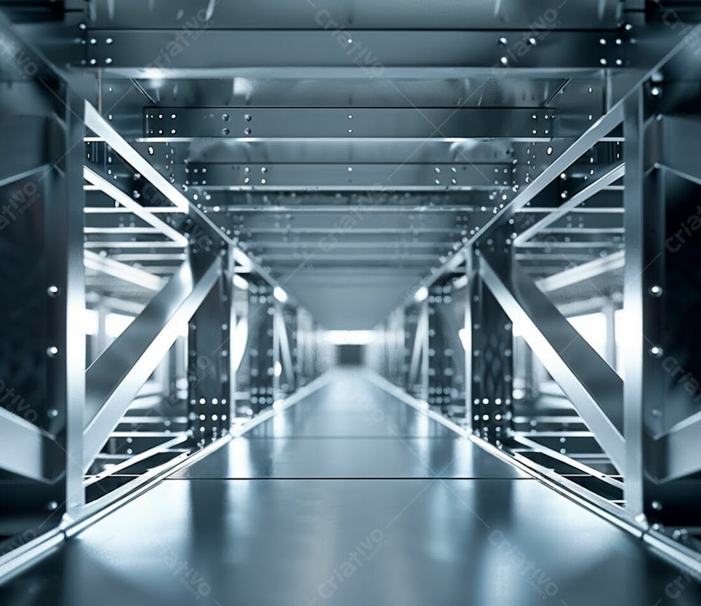 Imagem De Fundo De Uma Grande Estrutura De Metal E Aco 5