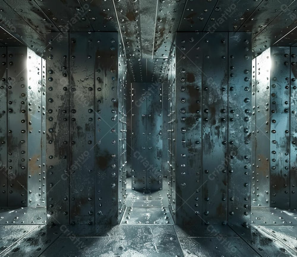 Imagem De Fundo De Uma Grande Estrutura De Metal E Aco 6