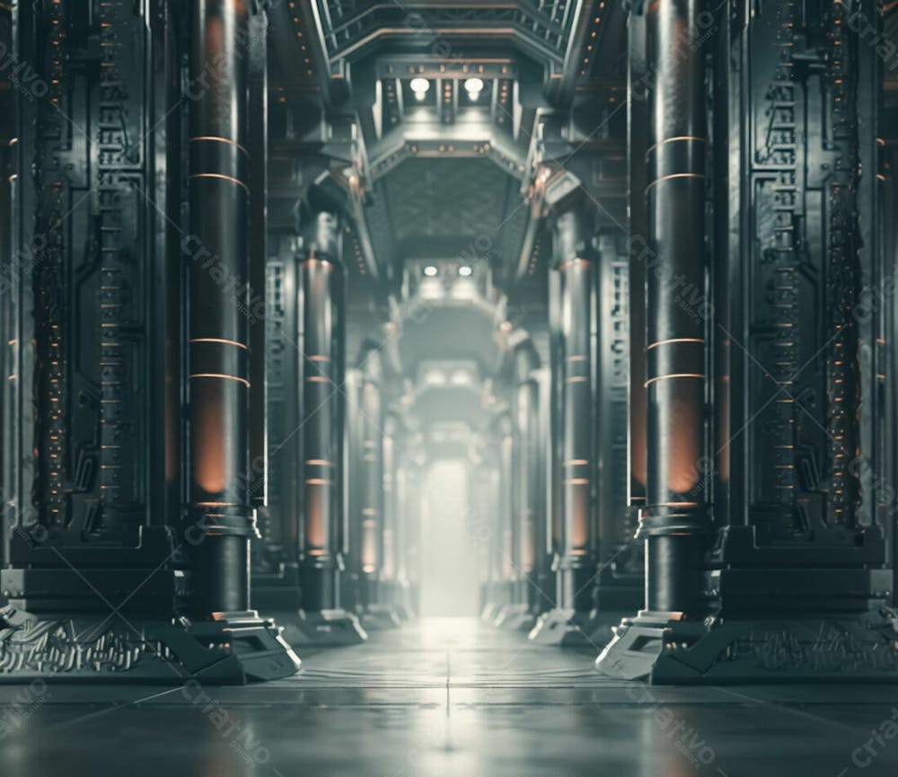 Imagem De Fundo De Uma Grande Estrutura De Metal E Aco 7