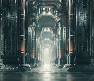 Imagem De Fundo De Uma Grande Estrutura De Metal E Aco 7