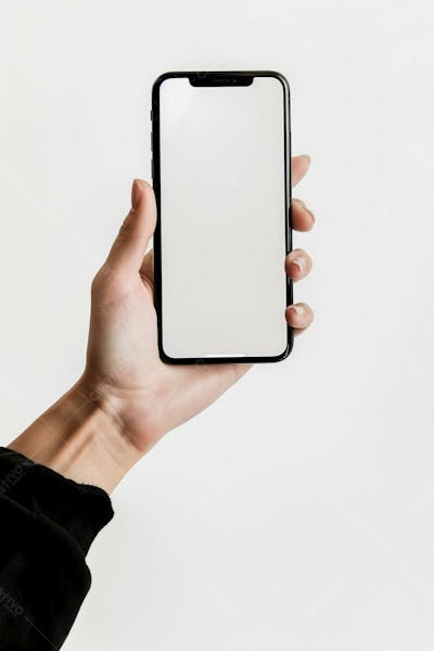 Segurando Um Celular Na Mão