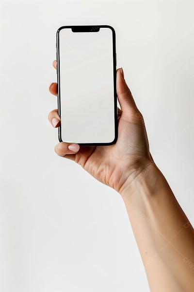 Segurando Um Celular Na Mão