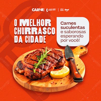 1 Social Media Churrascaria