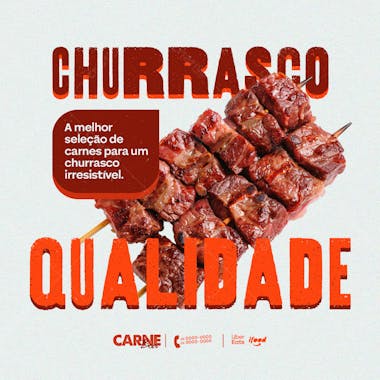 4 social media churrascaria