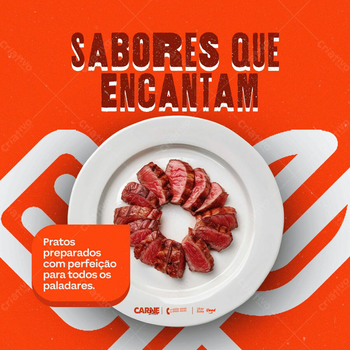 PSD para Cardápio de Churrascaria Editável
