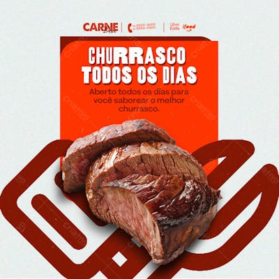 9 Social Media Churrascaria