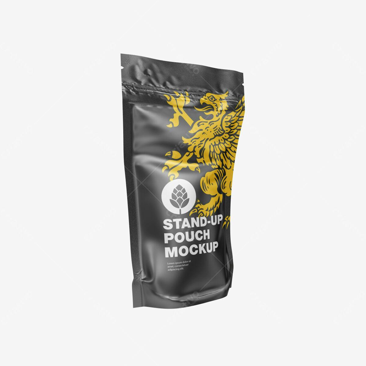 Embalagem Stand-Up Pouch PSD Editável