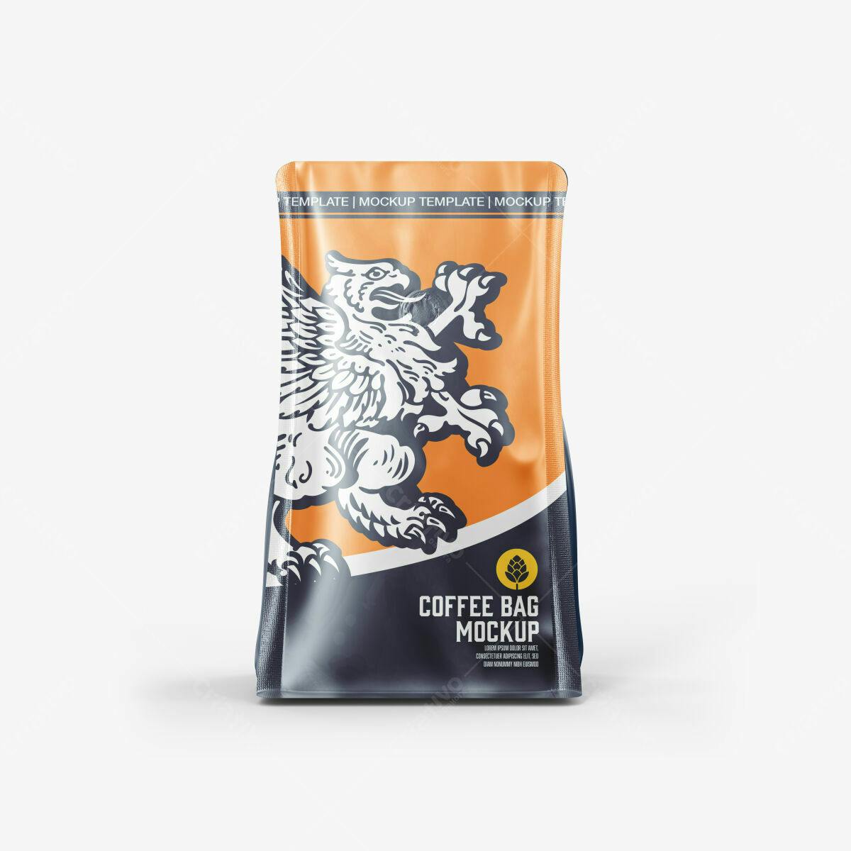 Embalagem para Café PSD Editável
