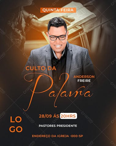 Culto da palavra pastores presidentes