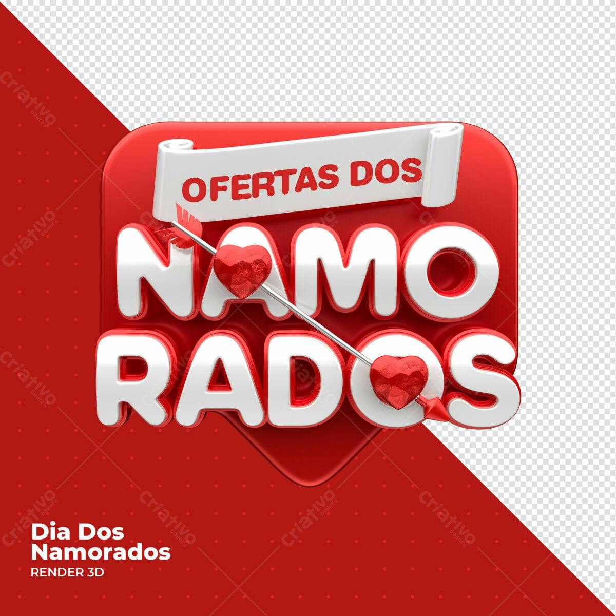 Banner Dia dos Namorados PSD Editável