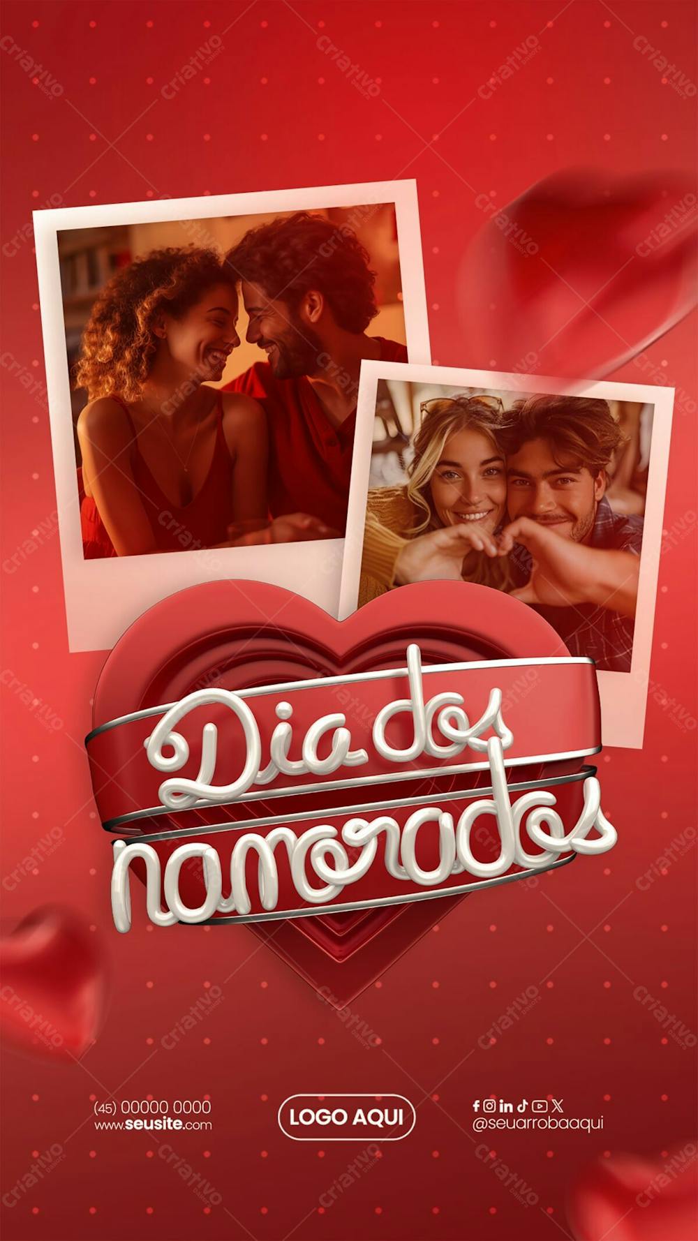 Dia Dos Namorados Social Media Template Story 