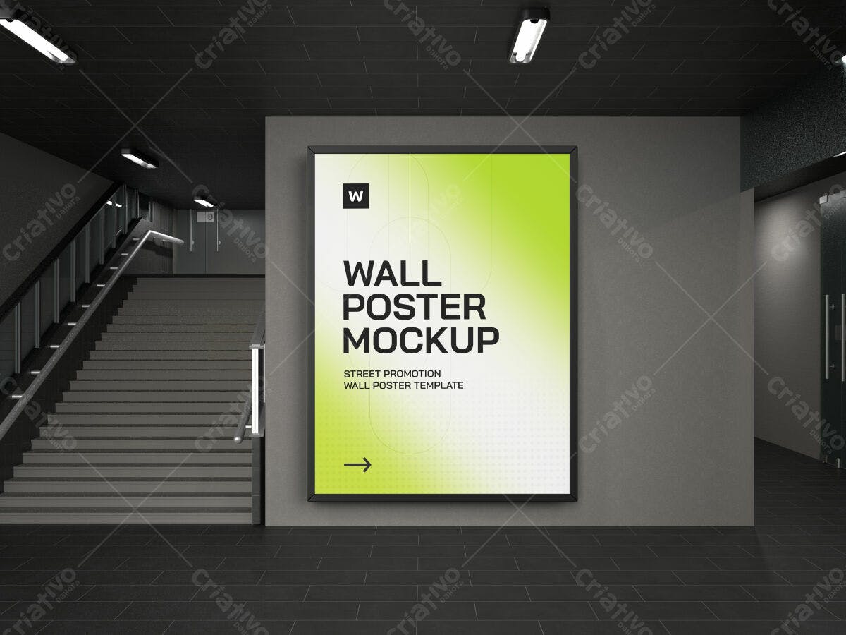 Poster para Promoção de Rua PSD Editável