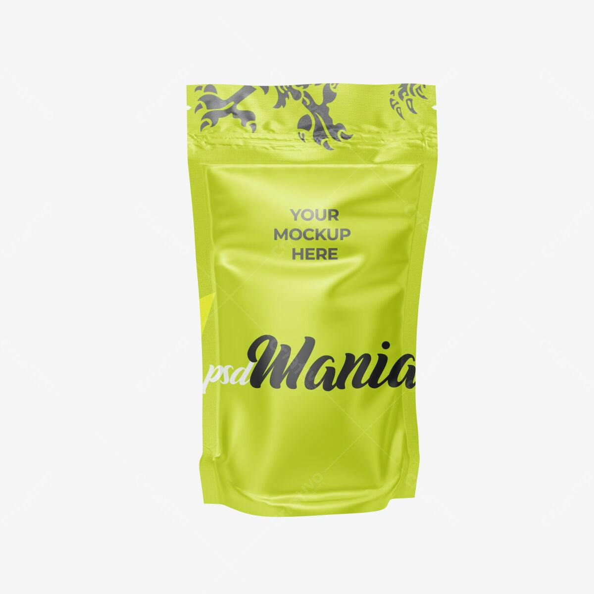 Embalagem Stand Up Pouch PSD Editável