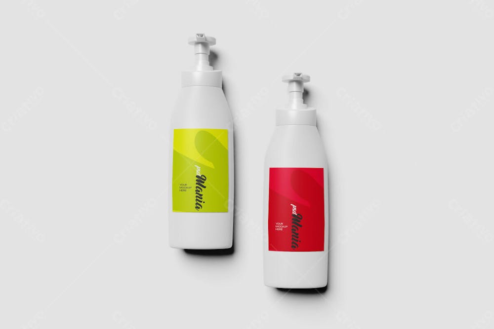 Frasco De Shampoo Mockup V 1