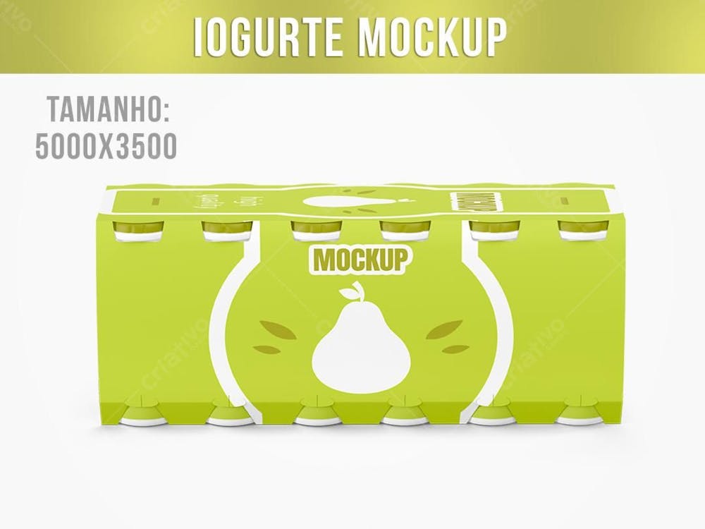 Embalagem De Iogurte Mockup 