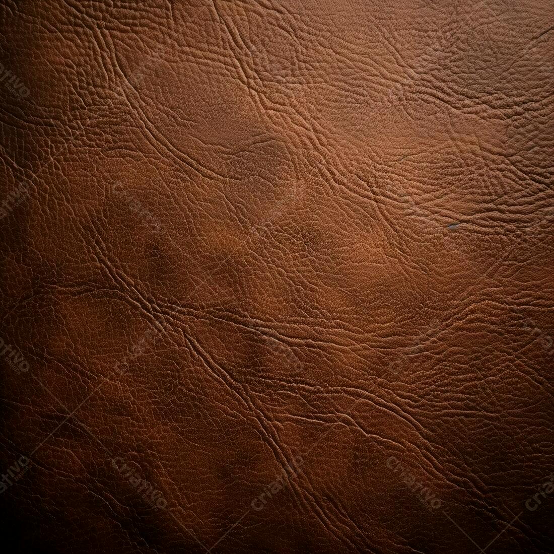 Textura de Couro Marrom Escuro