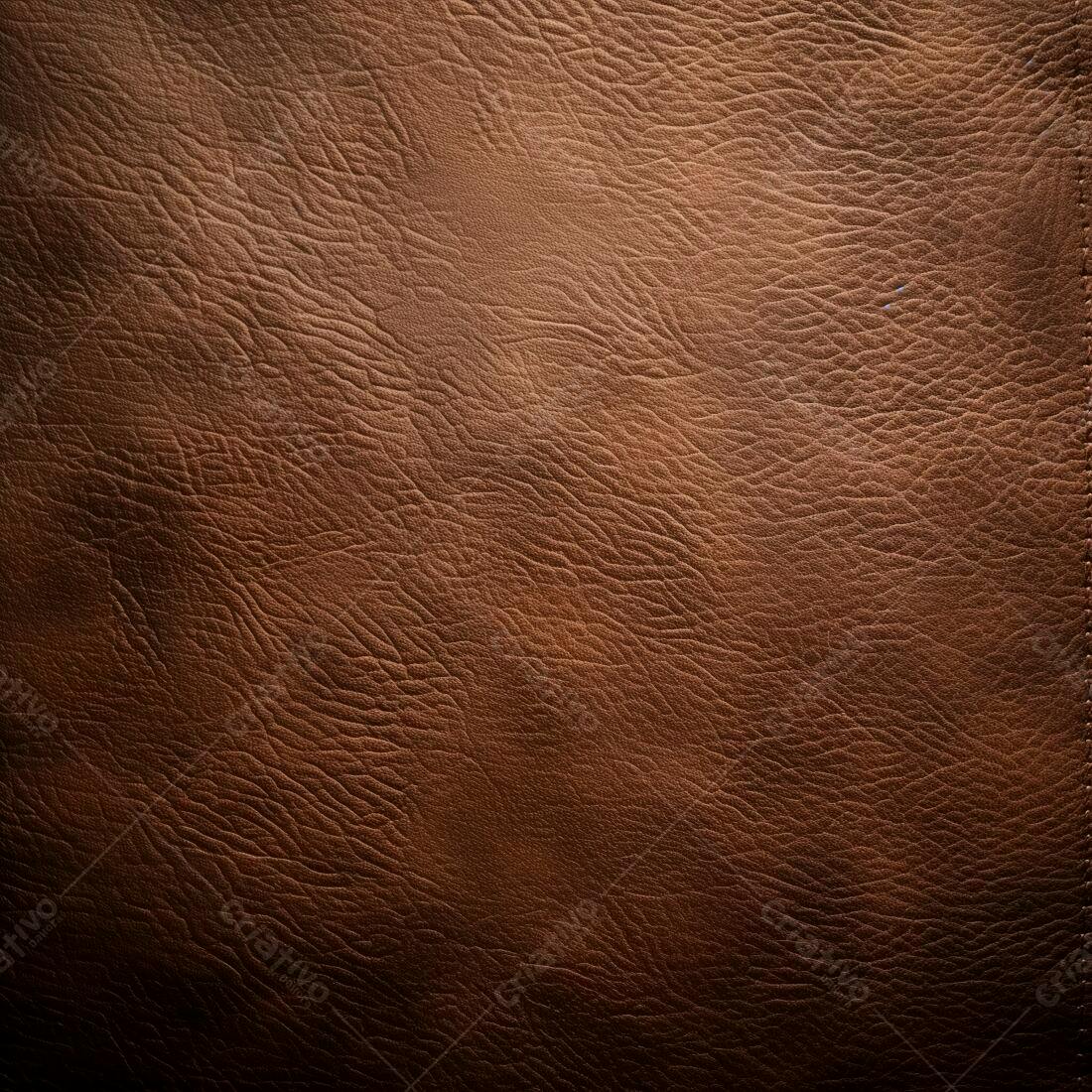Textura de Couro Marrom Escuro