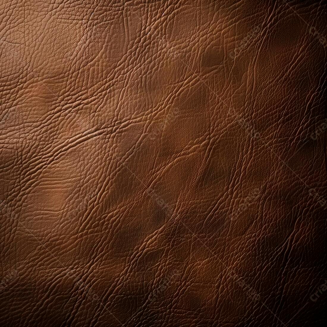 Textura de Couro Marrom Escuro