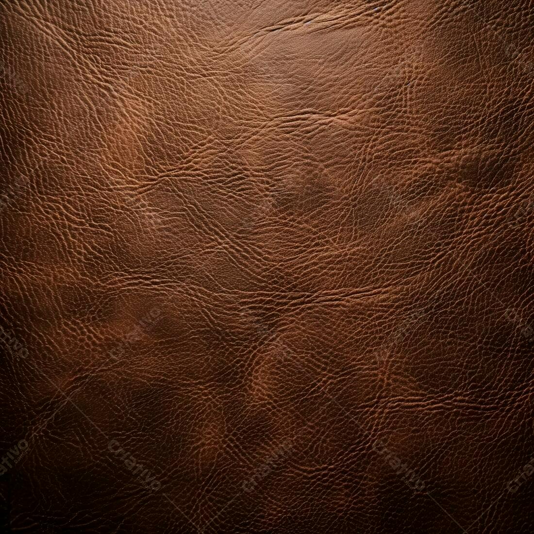 Textura de Couro Marrom Escuro