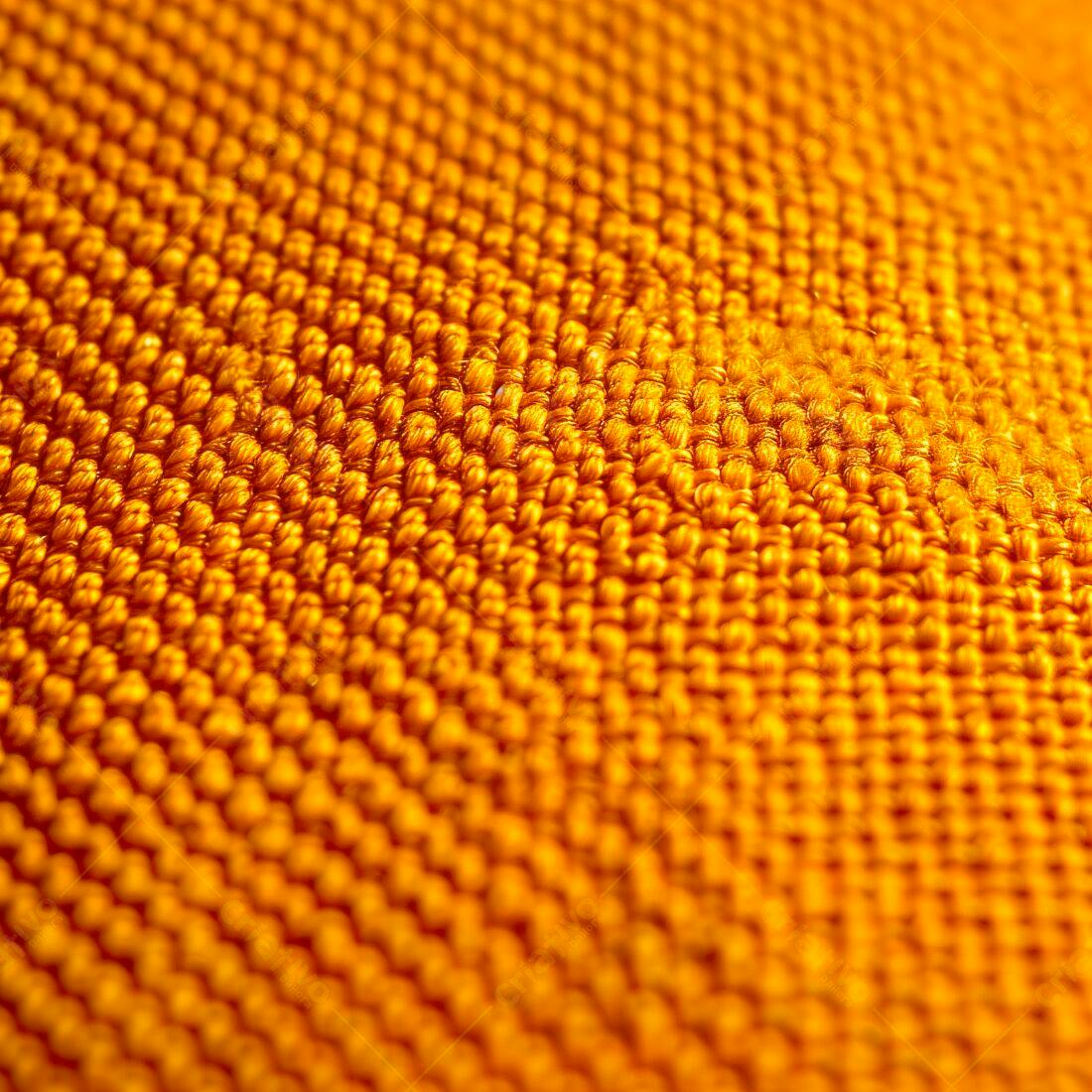 Tecido laranja textura detalhada