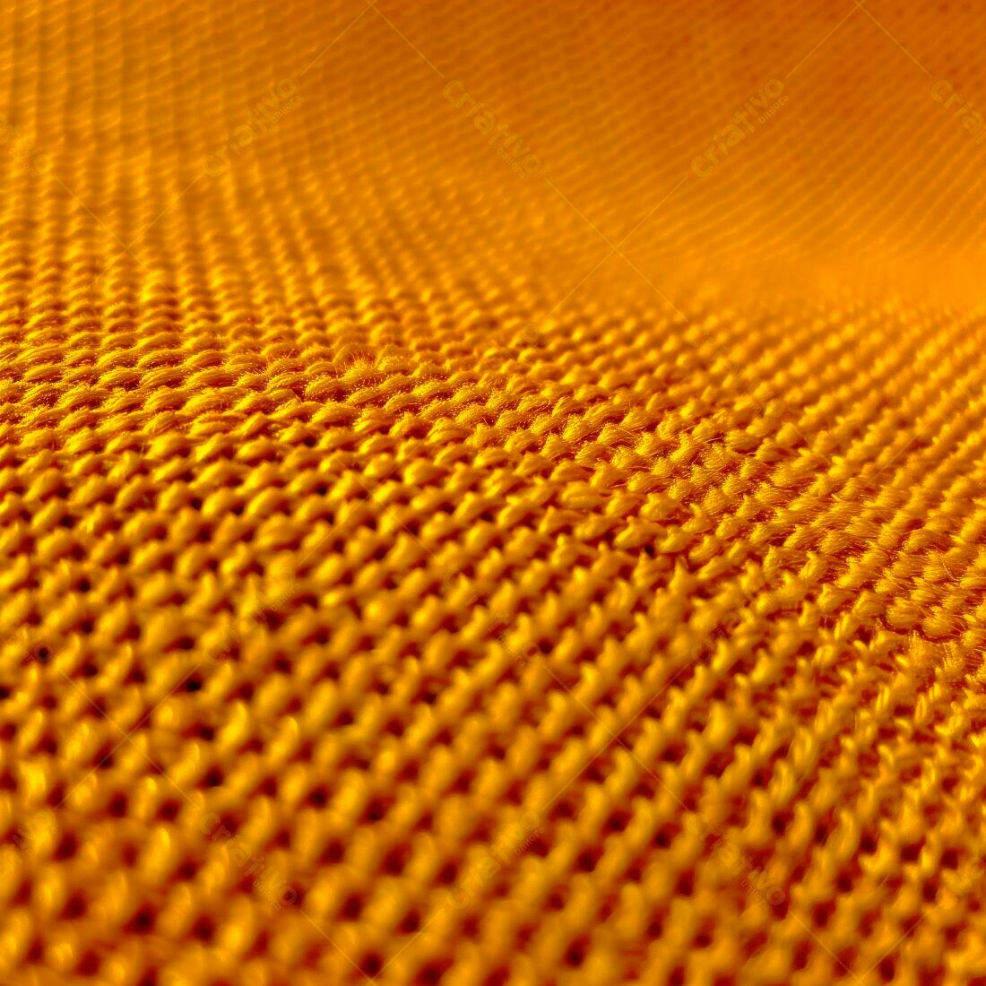 Textura de Tricô Amarelo Vibrante