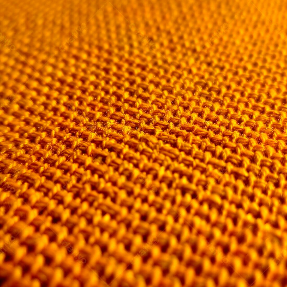 Tecido laranja textura detalhada