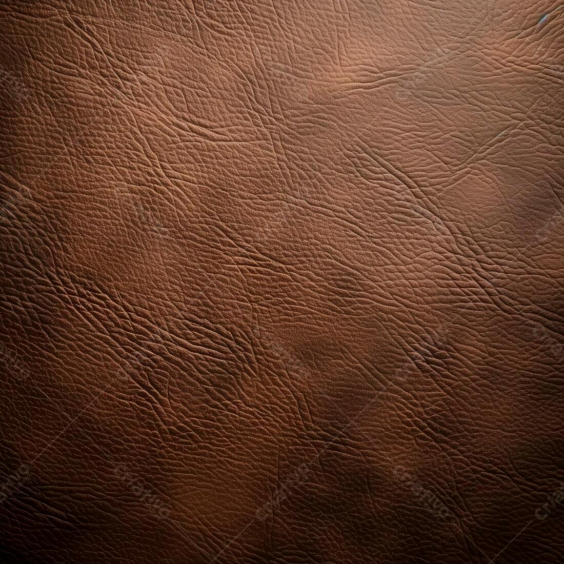 Textura de couro marrom escura