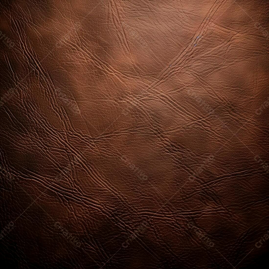 Textura de Couro Marrom Escuro