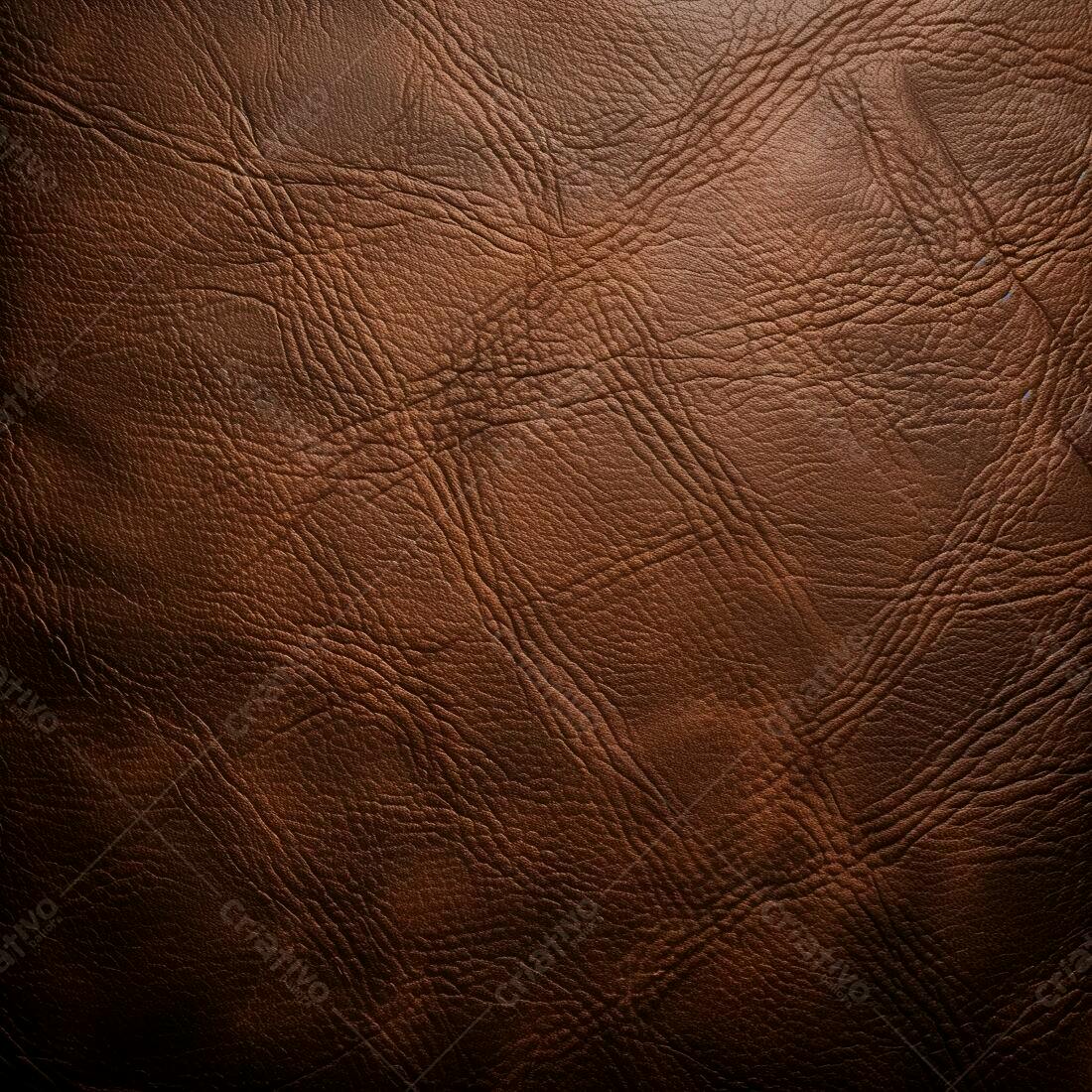 Textura de Couro Marrom Escuro