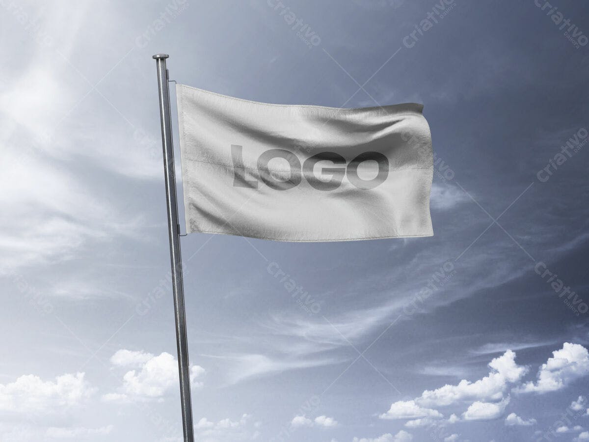 Bandeira para Empresa PSD Editável