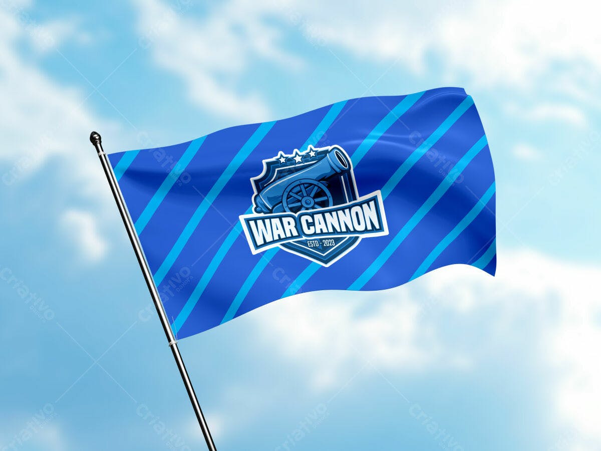 Bandeira para Time de eSports PSD Editável