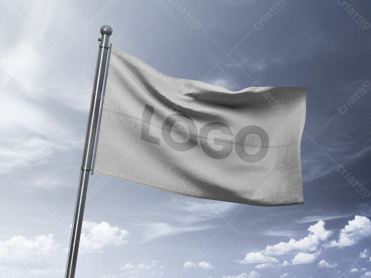 Bandeira para Negócios PSD Editável