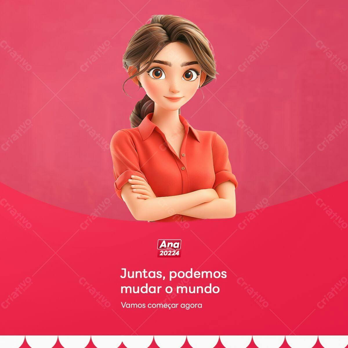 Imagem PSD para Campanha 2024 PSD Editável