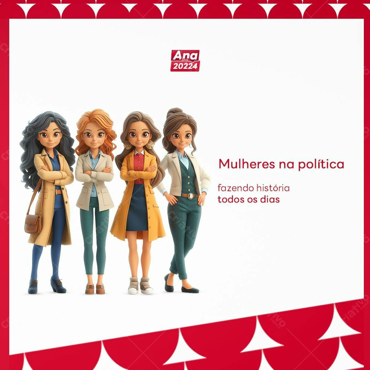 Flyer Dia Internacional da Mulher PSD Editável