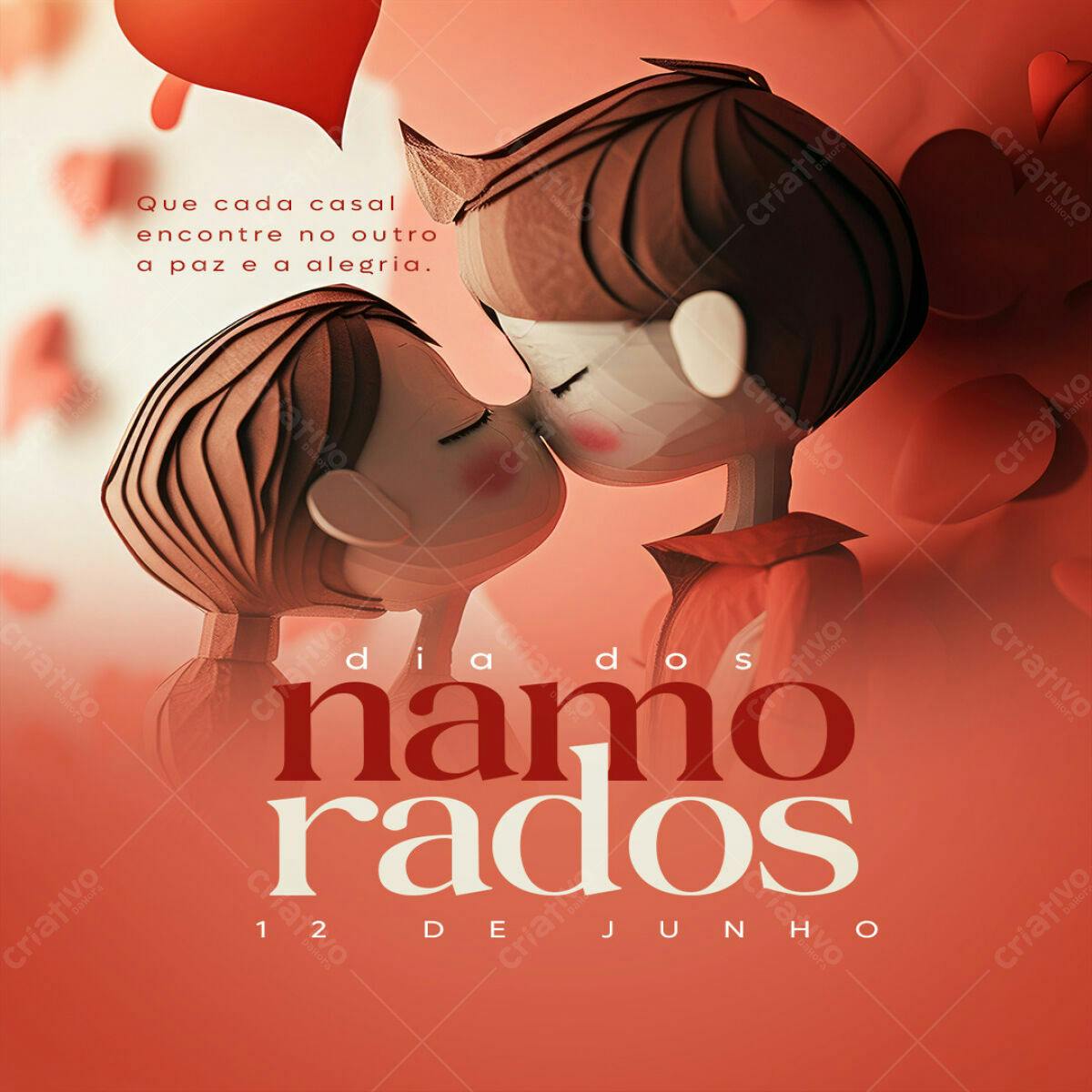 Flyer Dia dos Namorados PSD Editável